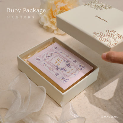 Hampers al Quran Rubby Package Reeyana (Ukuran Saku A7) by Madina Quran