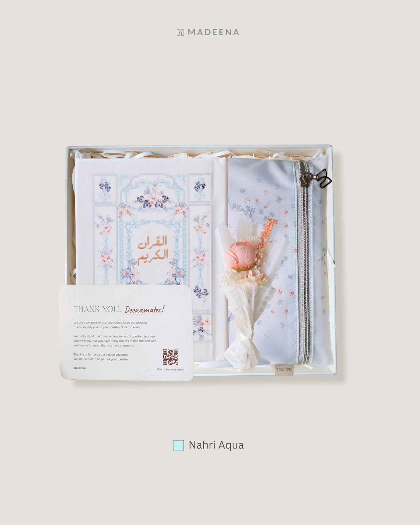 Madinaquran - Hampers al Quran & Sajadah Bright Package (Mushaf ukuran A5 & Sajadah)
