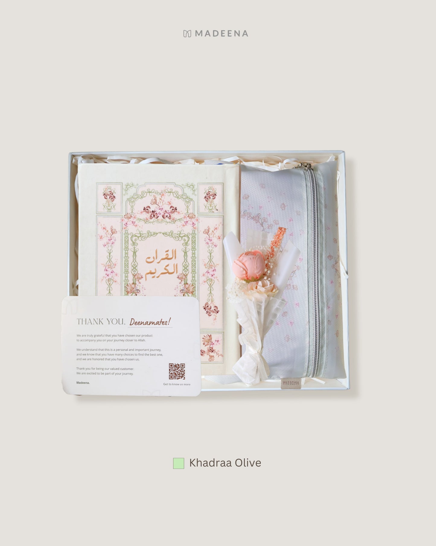 Madinaquran - Hampers al Quran & Sajadah Bright Package (Mushaf ukuran A5 & Sajadah)