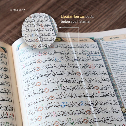 Al Quran Reeyana Hardcover – As Is (Lipatan Halaman, Ayat Tetap Terbaca)
