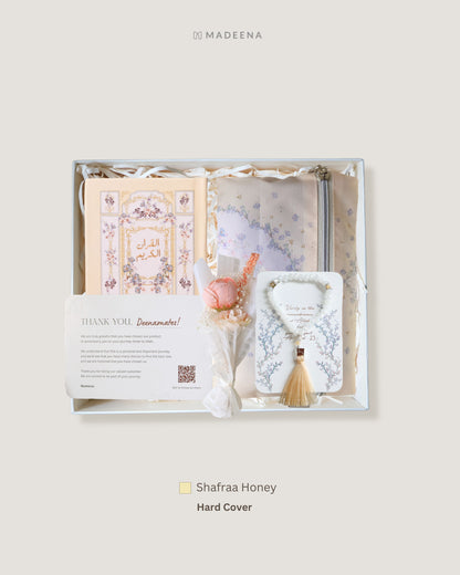 Madinaquran - Hampers al Quran & Sajadah & Tasbih Bright Package (Mushaf ukuran kecil A6 )