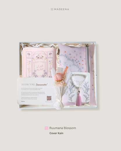 Madinaquran - Hampers al Quran & Sajadah & Tasbih Bright Package (Mushaf ukuran kecil A6 )