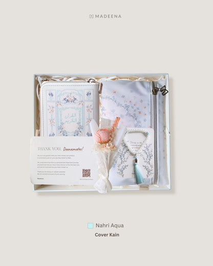 Madinaquran - Hampers al Quran & Sajadah & Tasbih Bright Package (Mushaf ukuran kecil A6 )