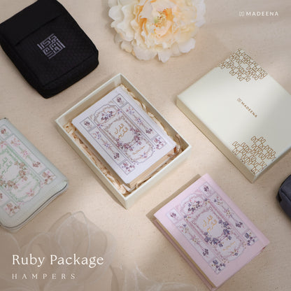 Hampers al Quran Rubby Package Reeyana (Ukuran Saku A7) by Madina Quran