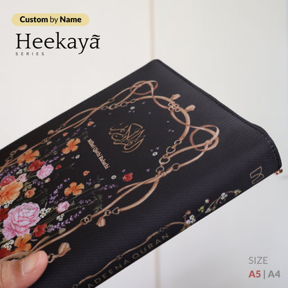 Al Quran Heekaya Zipper - Custom Nama