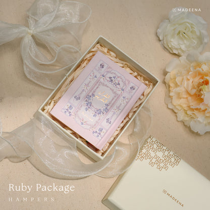 Hampers al Quran Rubby Package Reeyana (Ukuran Saku A7) by Madina Quran