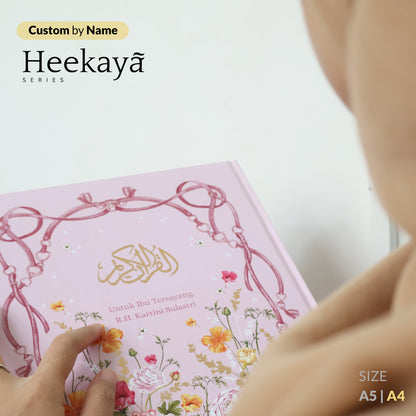 Alquran Heekaya Hard Cover - Custom Nama