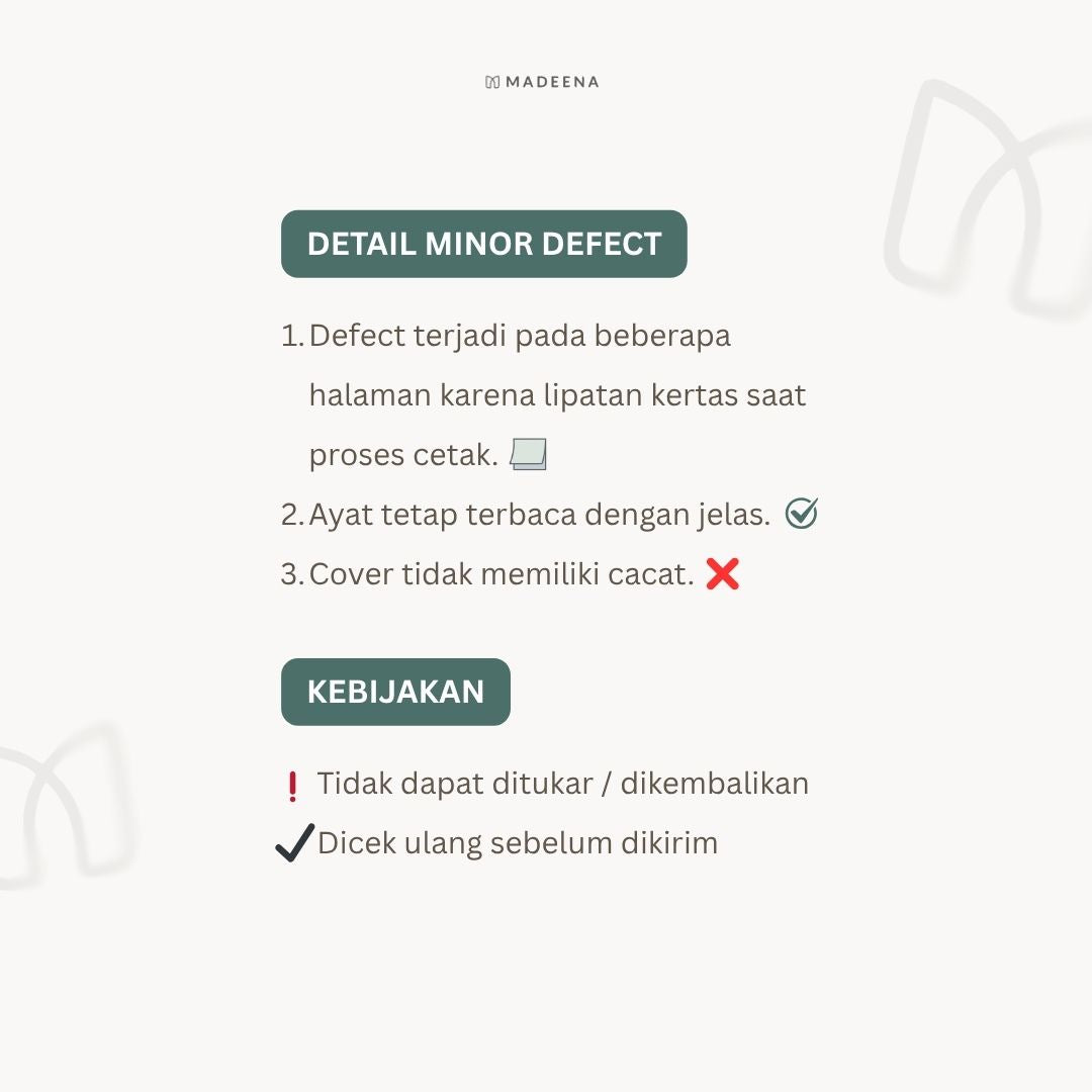 Al Quran Reeyana Hardcover – As Is (Lipatan Halaman, Ayat Tetap Terbaca)