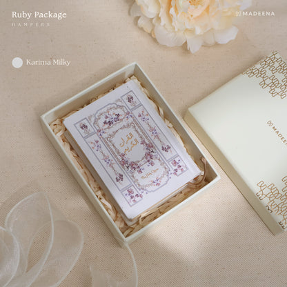 Hampers al Quran Rubby Package Reeyana (Ukuran Saku A7) by Madina Quran