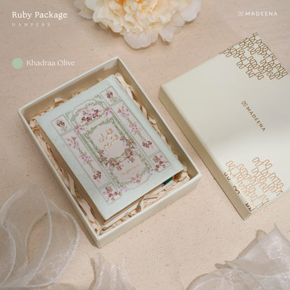 Hampers al Quran Rubby Package Reeyana (Ukuran Saku A7) by Madina Quran