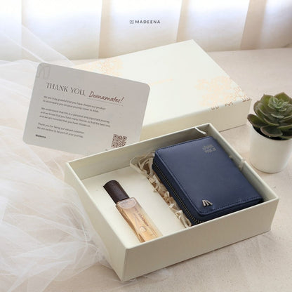 Kado Pernikahan Bermanfaat Hampers al Quran & Eau de Toilette Shine Package