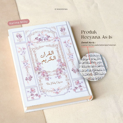 Al Quran Reeyana Hardcover – As Is (Lipatan Halaman, Ayat Tetap Terbaca)