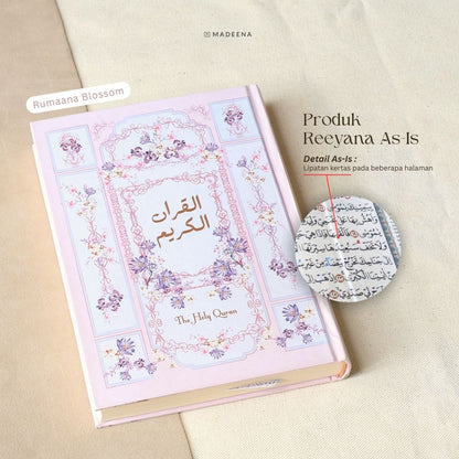 Al Quran Reeyana Hardcover – As Is (Lipatan Halaman, Ayat Tetap Terbaca)