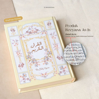 Al Quran Reeyana Hardcover – As Is (Lipatan Halaman, Ayat Tetap Terbaca)