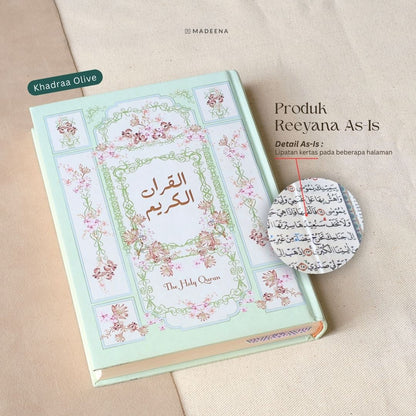 Al Quran Reeyana Hardcover – As Is (Lipatan Halaman, Ayat Tetap Terbaca)