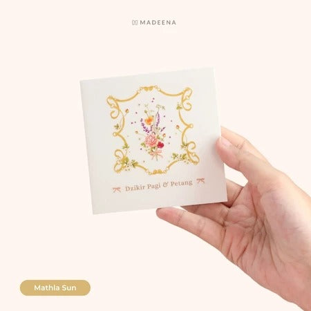 Custom Nama Buku Dzikir Pagi & Petang