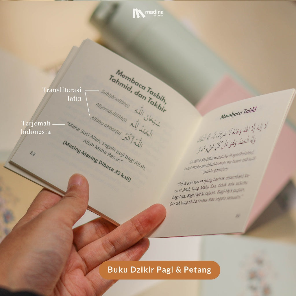 Custom Nama Buku Dzikir Pagi & Petang