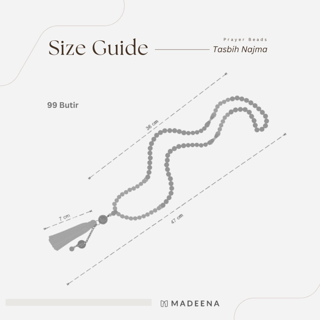 Tasbih Mutiara Najma 99 Butir