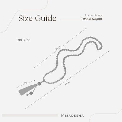 Tasbih Mutiara Najma 99 Butir
