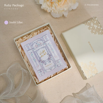 Hampers al Quran Rubby Package Reeyana (Ukuran Saku A7) by Madina Quran