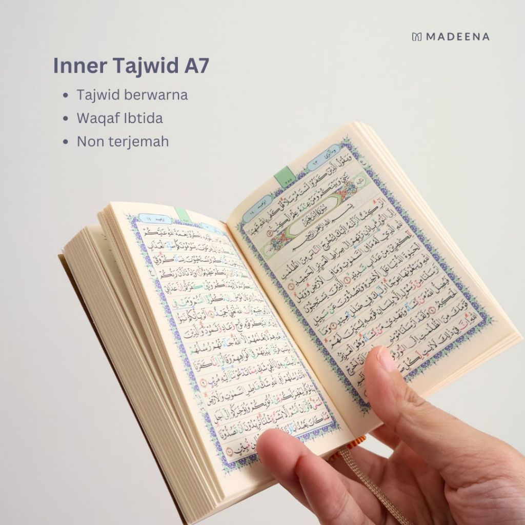 Madinaquran - Hampers al Quran saku A7, Buku Dzikir, dan Tasbih